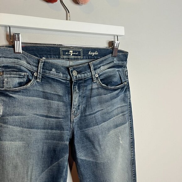 7 For All Mankind distressed Kaylie jeans - Picture 2 of 6